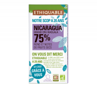 Noir-Schokolade 75% Nicaragua (bio), 100g