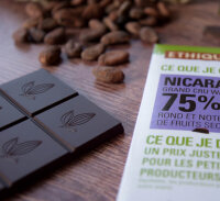 Noir-Schokolade 75% Nicaragua (bio), 100g