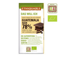 Noir-Schokolade 78% Guatemala (bio), 100g