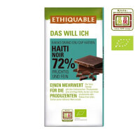Noir-Schokolade 72% Haiti (bio), 100g