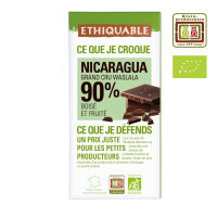 Noir-Schokolade 90% Nicaragua (bio), 100g